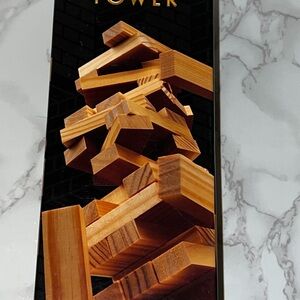 Gallery Wooden Tower Game - Black and Brown